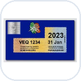e-Roadtax Sticker